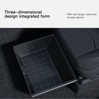 YZ For Tesla Model Y Juniper 2025 Underseat Storage Box Seats Drawer TPE Hidden Storage Tray Push Pull Car Organizer Accessories
