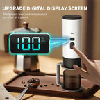 3-in-1 Portable Electric Coffee MakerCapsule Coffee Grinder Travel Coffee Maker with Cordless Heating for Car and Home Camping