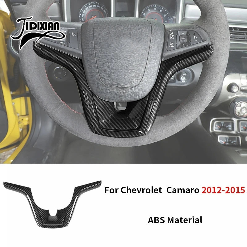 JIDIXIAN fit for Chevrolet Camaro 2010 2011 2012 2013 2014 2015 Car Interior Exterior Decoration Cover Carbon Fiber Accessories