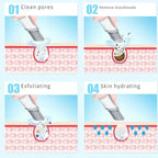 Newest Peeling Beauty Device Hydra Dermabrasion Aqua Facial Cleaning Small Bubble Oxygen Injection Instrument Suction Blackhead