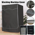 Washing Machine Cover Outdoor Sunscreen Front Load Laundry Dryer Covers Waterproof 210D Oxford Cloth Washing Machine Dust Cover