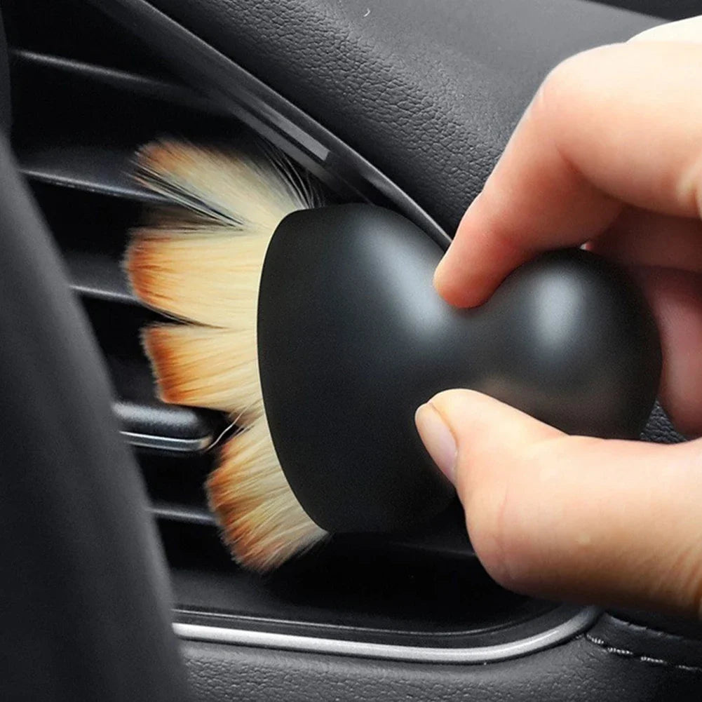Car Interior Cleaning Brush Scratch Free Air Conditioning Outlet Cleaning Brush Soft Bristles Detailing Brush Car Cleaning Tool