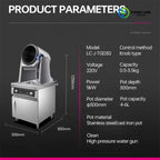 Customized Commercial Restaurant Kitchen Floor Standing Stir Fry Robot Full Automatic Wok Cooking Machine
