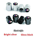 4Pcs Car Wheel Tire Valve Caps for BMW M Series & Models