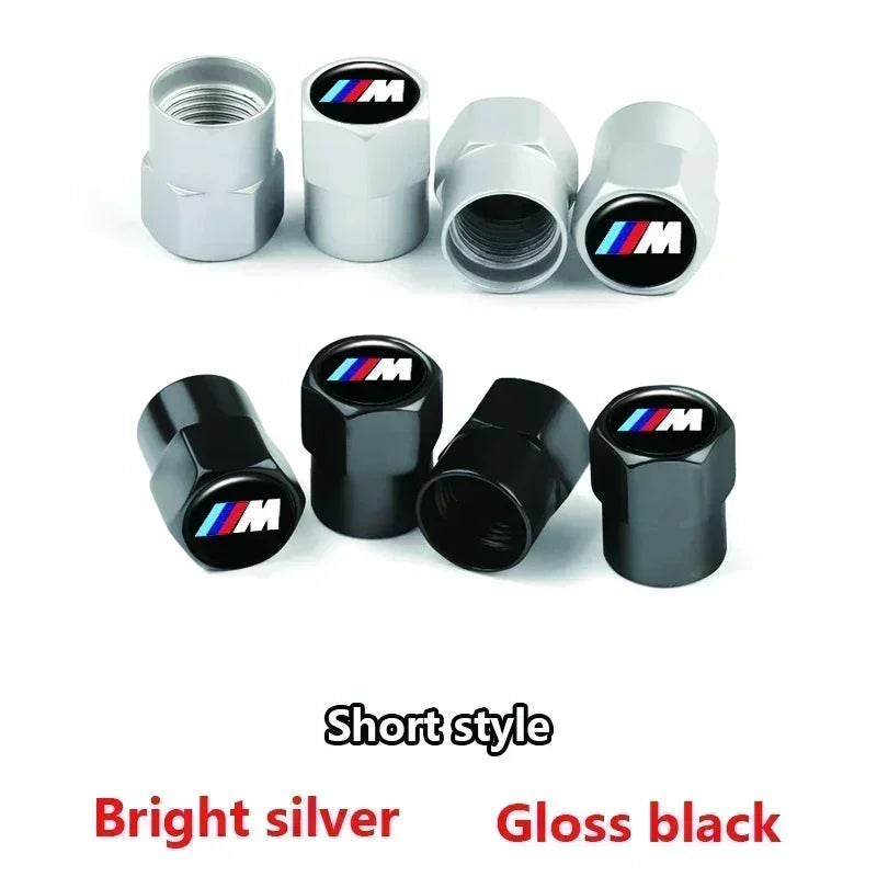4Pcs Car Wheel Tire Valve Caps for BMW M Series & Models
