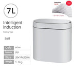 Smart Sensor Trash Can Electronic Automatic Household Bathroom Toilet Waterproof Narrow Seam Storage Bucket Smart Home Trash Bin