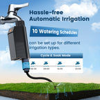 GIRIER Tuya WiFi Water Timer No Hub Required Smart Sprinkler Timer for Garden Hose Drip Irrigation System 2-Year Battery Life