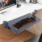 Keyboard Shelf Under-Table Mounting Keyboard Slide Keyboard Holder Extendable Keyboard Tray 52 X 25 CM