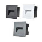 Outdoor Footlight Recessed Corner Wall Lamp Exterior Garden Light LED 3W 5W 10W Underground Waterproof Led Step Stair Lights