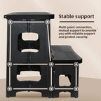 Household Foldable Stool Two or Two Steps Household Plastic Climbing Steps High and Low Pedal  High and Low Ladder Stool