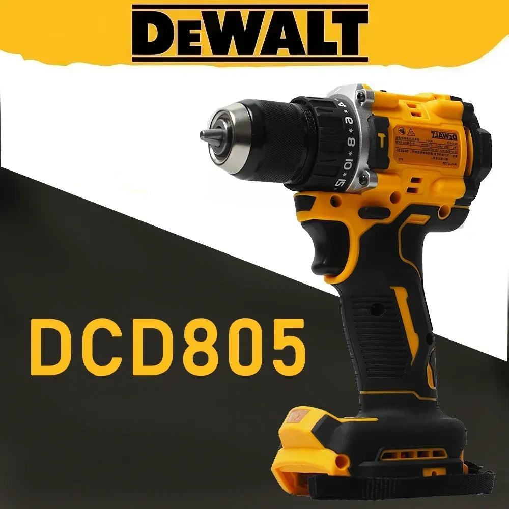 DeWalt  20V Brushless Chave De Fenda, Broca Compacta ou Ferramentas Driver Bateria Chave De Impacto, Ferramenta Elétrica DCD805