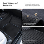 YZ TPE Car Floor Mats for Tesla Model Y Juniper 2025 Luggage Mat Set Four Seasons Waterproof Anti-slip Trunk Mat