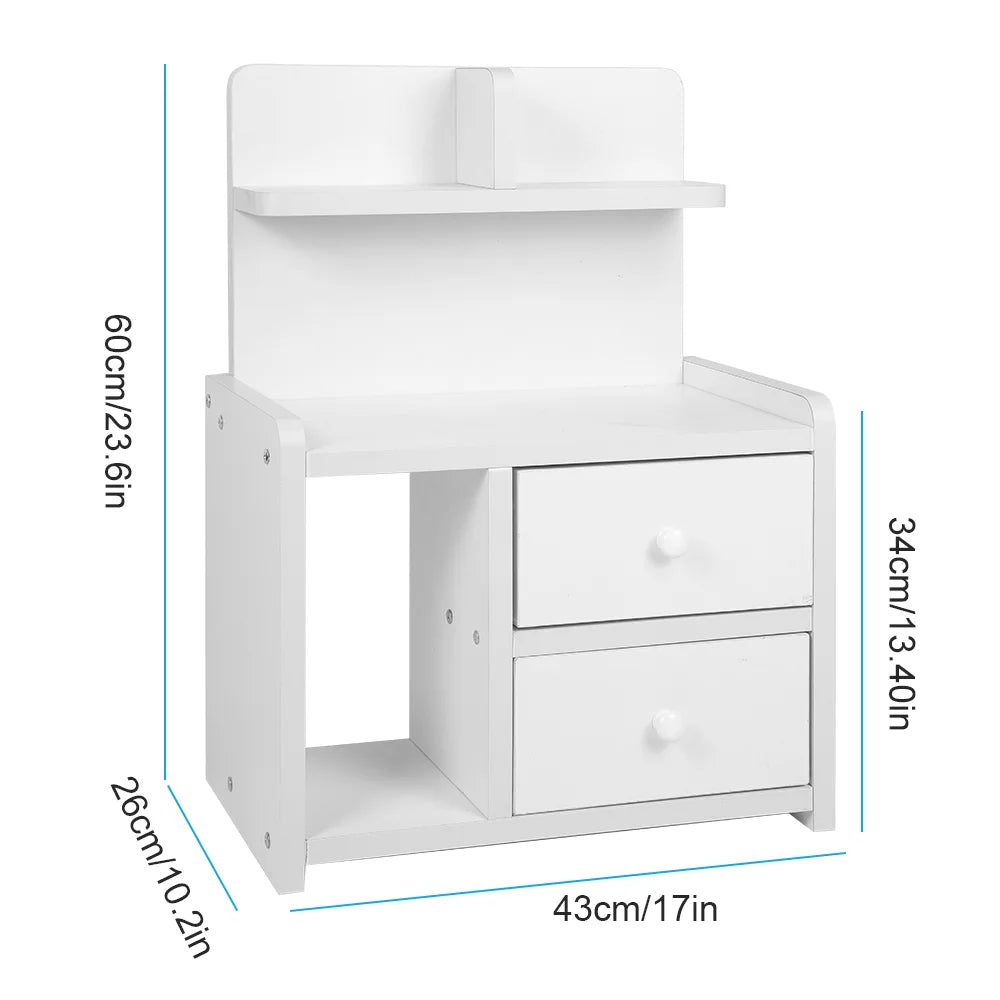 Bedside Table Nightstands for Bedroom Multi-functional Storage Cabinet   Bedroom Furniture Bed Table Simple Locker Shelf