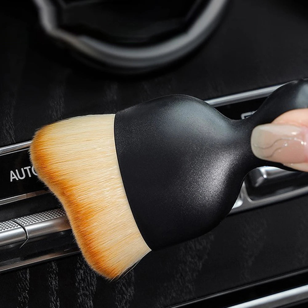 Auto Interior Dust Brush Scratch Free Car Detailing Brush Nano Fiber Soft Bristles Detailing Brush for Dashboard Air Conditioner