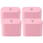 1L Car Interior Storage Case Trash Garbage Box Door Bin Push Can Mini Tray Dustbin Seat Clip Stand Holder Automotive Accessories