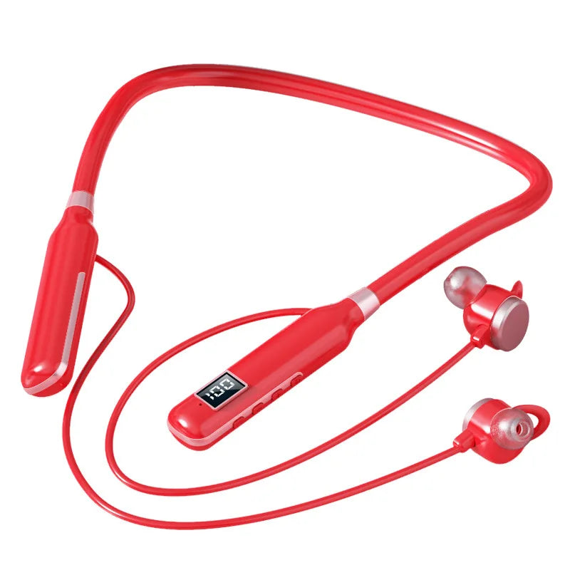 2023 BT7 Wireless Headphones Bluetooth 5.3 Neckband Earphones Magnetic Sports Waterproof Earbuds Headset With Mic SD Card Mode