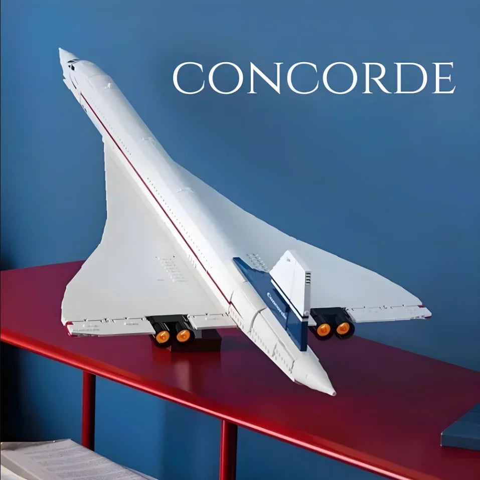 2025 New Airbus Concorde Building Kit Supersonic Airliner Space Shuttle 10318 Model Educational Toy For Children Fatherday Gifts