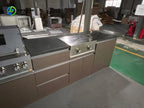 Customized Outdoor Kitchen Modular Cabinet Garden Camping  Outdoor Stainless Steel Outdoor Kitchen Tcomplete Equipment