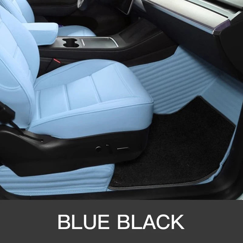 For Tesla New Model Y Juniper 2025 Custom Fit Car Accessories Floor Mat Interior ECO Material Leather Left Right Hand Drive