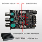 ZK-1002T CS8673E Bluetooth 5.0 HIFI 2.0 Channel Power Audio Stereo Amplifier Board 2*100W Module TREBLE Bass Note Tuning AMP