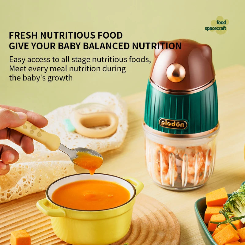 Household baby food dispenser portable baby food kneading machine small multifunctional stirring and meat grinder