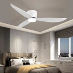 Modern LED Ceiling Fan Lights Low Floor Decorative Lights with Remote