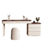 Minimalist Storage Vanity Table Nordic Wooden Luxury Salon Bedroom Dresser Space Saving Beauty Meuble Coiffeuse Furniture