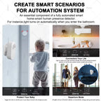 24G Zigbee Human Presence Sensor +PIR Motion Detector +Luminosity Detection Battery Powered Support Zigbee2mqtt Home Assistant