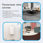 Moes Thermostat WiFi Wireless Room Temperature Controller of Water/Electric Floor Heating Gas Boiler Humidity Tuya Work Alexa