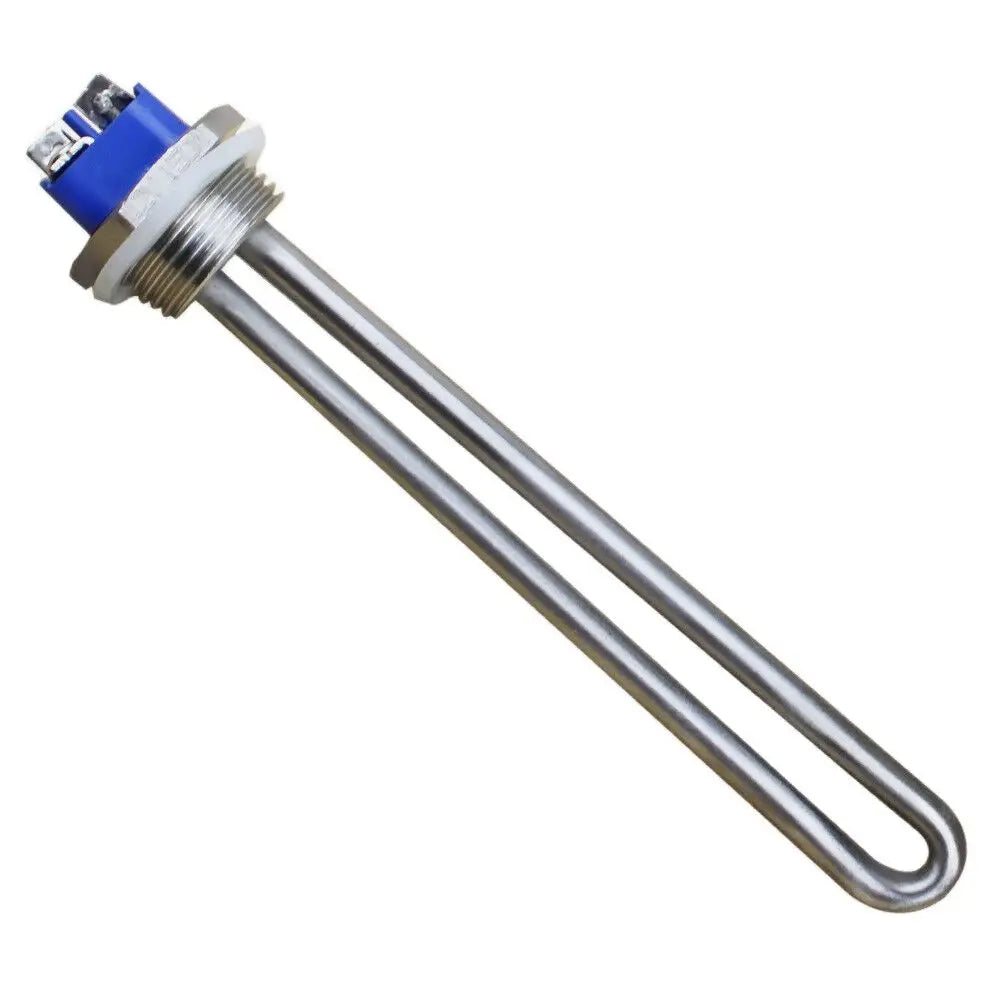 12V/24V DC Immersion Water Heater Submersible Heating Element with 1 Inch NPT Thread  Tubular Heater 150W/300W /600W SUS304