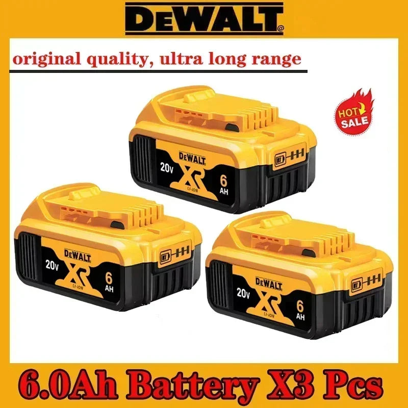 Original DEWALT battery，20V,，6AH， rechargeable lithium-ion battery， DCB115， DCB118,，Dewalt tool battery, dewalt ，DCB1104 charger