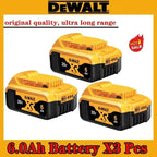 Original DEWALT battery，20V,，6AH， rechargeable lithium-ion battery， DCB115， DCB118,，Dewalt tool battery, dewalt ，DCB1104 charger