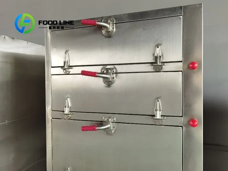 Natural Gas Steam Cooking Pot Cabinet Stainless Steel Kitchen Equipment  for Food Heating