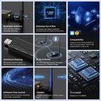 AVATTO Zigbee 3.0 USB Dongle Plus Universal Zigbee Wireless Gateway Hub Support Home Assistant Zigbee2MQTT，Raspbian Ubuntu Macos