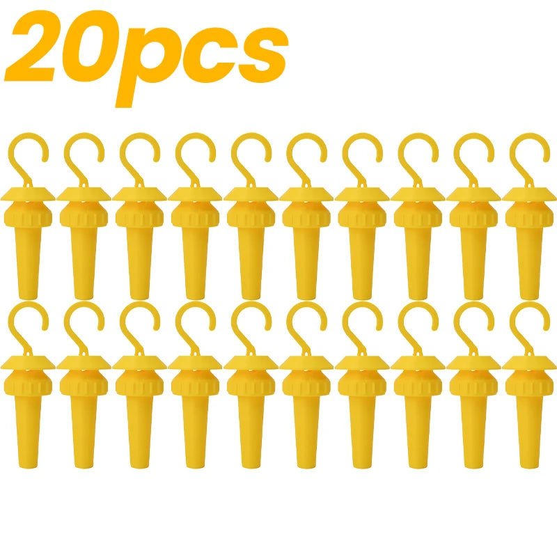 1/20pcs Garden Plastic Fruit Fly Trap Killer Anti Pest Insect Wasp Control Attracting Trapping Drosophila Hanging Trap Catcher