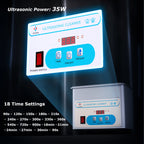 800ml Ultrasonic Cleaner 40kHz Ultra Sonic Cleaner with Timer Ultrasonic Jewelry Cleaner Ultrasonic Cleaning Machine