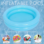 1-6PCS Baby Inflatable Swimming Pool Toddlers Round Blow Up Bathtub Children PVC Ball Pool Indoor Outdoor Swimming Accessories