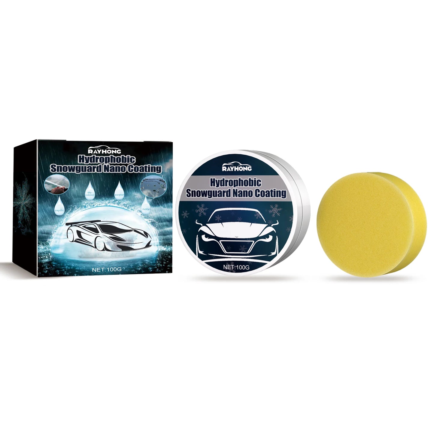 Car Snow Removal Cleaning Cream For Car Windows Snow Removal Anti-Icing Anti-Freezing Car Window Defrosting Cream