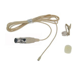 TL48 Very Very Mini Clip-On Lavalier Microphone For Sennheiser Shure MiPro AKG TA4F TA3F Dual Ear Hanging HeadMic 3.5mm TA4F
