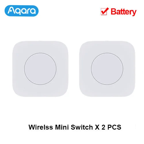 Aqara Sensor Smart Wireless Mini Switch Key Zigbee Connection Remote One Key Control Button Home Security Mijia Mihome Homekit