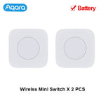 Aqara Sensor Smart Wireless Mini Switch Key Zigbee Connection Remote One Key Control Button Home Security Mijia Mihome Homekit
