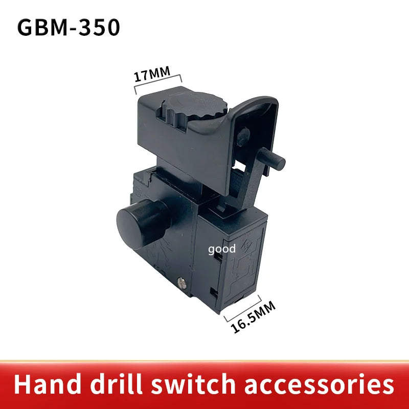 1PCS FA2-6/1BEK 250V 6A 5E4 Red Black Lock On Power Tool Electric Drill Trigger Switch Electric tool fittings switch