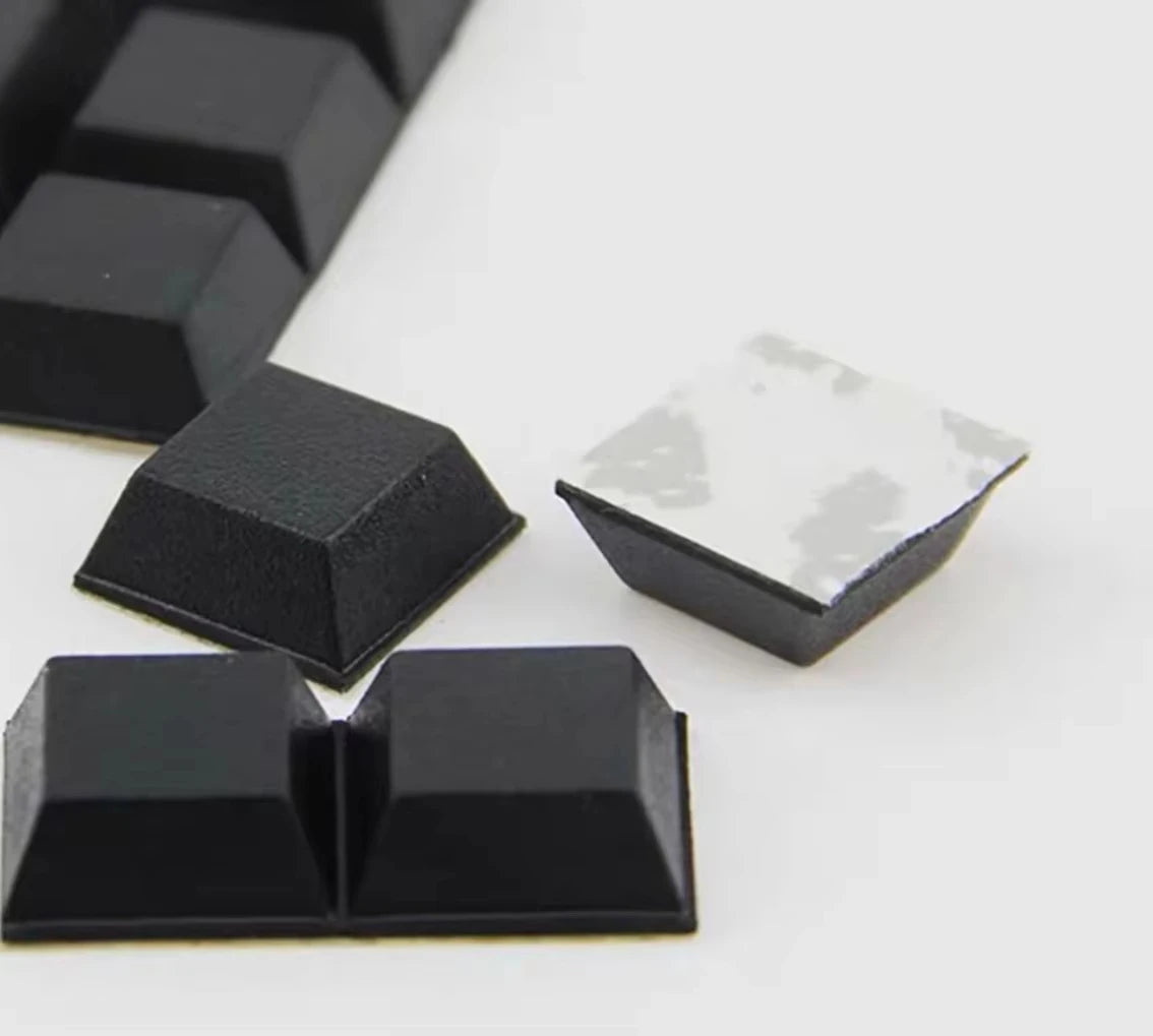 1-100Pcs Rubber Feet Self-adhesive Furniture Pads Protectors Shock Absorber Feet Pad  Laptop Speakers Appliances Protect Mats