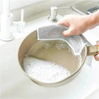 Thickened Cleaning Cloth, Kitchen Rag, Stainless Steel Cleaning Cloth, Suitable For Cleaning Kitchen Oil Stains/5pcs