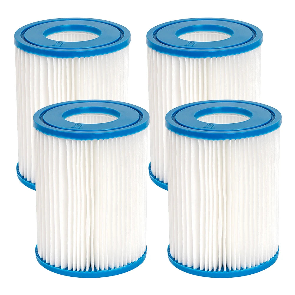 Type II Filter Cartridge for Bestway Swimming Pool, Replacement Hot Tubs Filter Compatible with Lay Z SPA Filter Pump