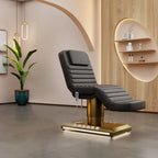Modern Beauty Salon Center Facial Spa Bed with Foot Control Luminous Diode Electric Massage Beauty Bed Tattoo Embroidery Eyelash Bed