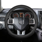 Suitable for Dodge Ultra-Thin Breathable Leather Steering Wheel Cover Suitable for Challenger Journey Charger Caliber Durango Ram 1500 Grand Caravan Dart Dakota Nitro Avenger Viper