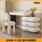 Luxury Modern Makeup Vanity Dressers For Bedroom Headdresses Hairstyles Comfortable Vanity Desk With Light Mirror With Seat