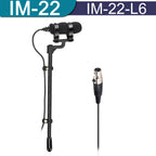Professional 3 Pin 4 PIN XLR Saxophone Microphone 3.5mm Portable Condenser Instrument Wind Violin Sax Piano Clarinet Mic IM-22