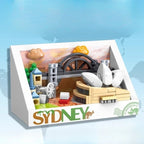 New York Magnetic Refrigerator Magnet Building Blocks Accessories London Landmark Building Paris Small Particle Model Toy Gift